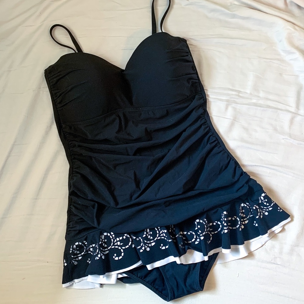 Profile by Gottex Tutti Frutti Bandeau Swimdress